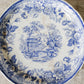Blue and White Ironstone Footed Squat Compote, c1850