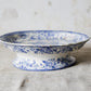 Blue and White Ironstone Footed Squat Compote, c1850