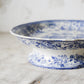 Blue and White Ironstone Footed Squat Compote, c1850