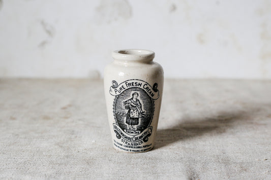 Wigtownshire Creamery Co. Stranraer Cream Pot, c1910