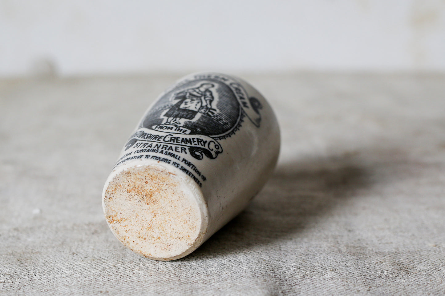 Wigtownshire Creamery Co. Stranraer Cream Pot, c1910