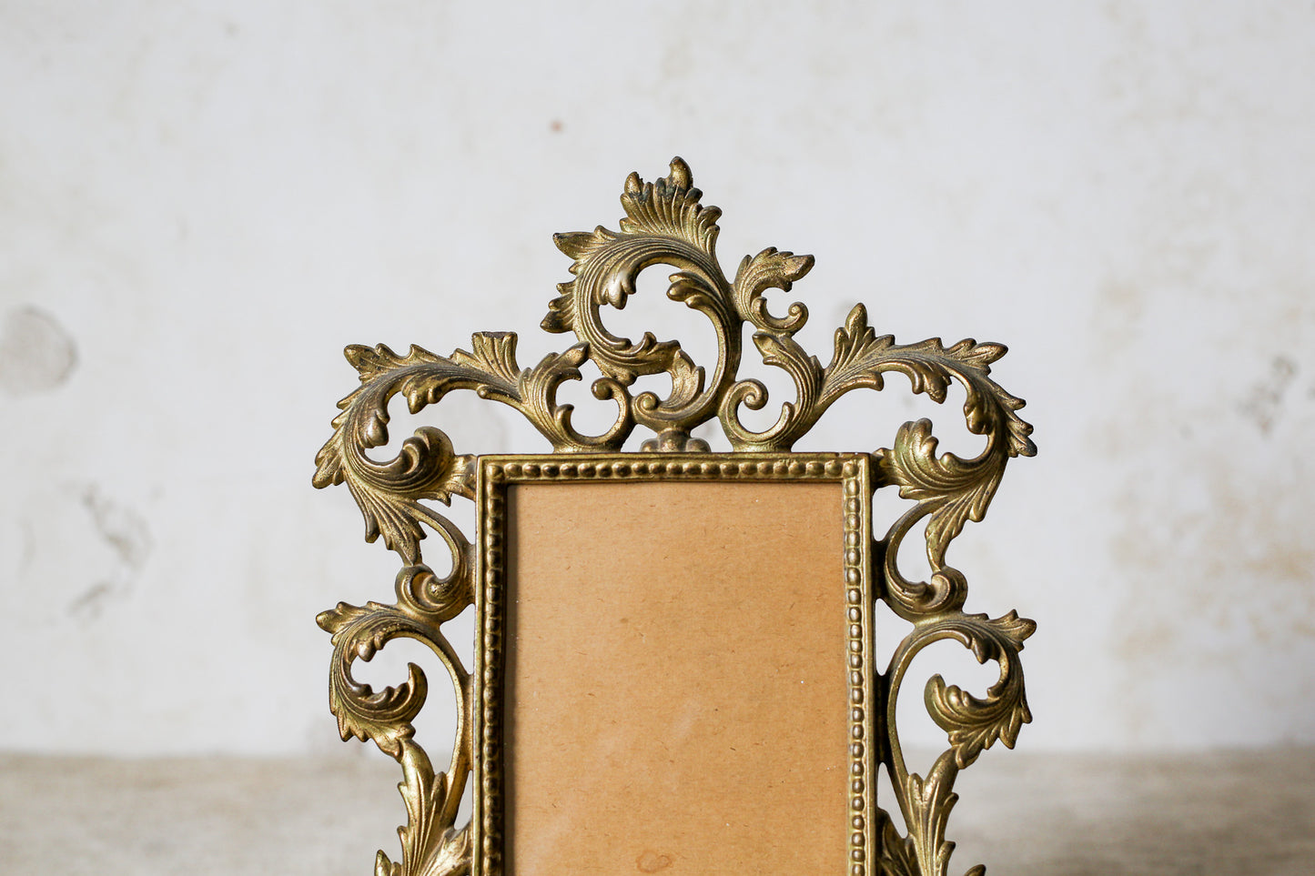 Gilt Cast Iron Ornate Picture Frame, c1890