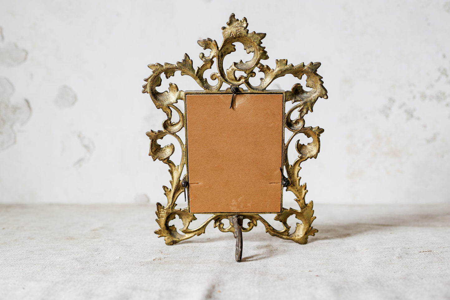 Gilt Cast Iron Ornate Picture Frame, c1890