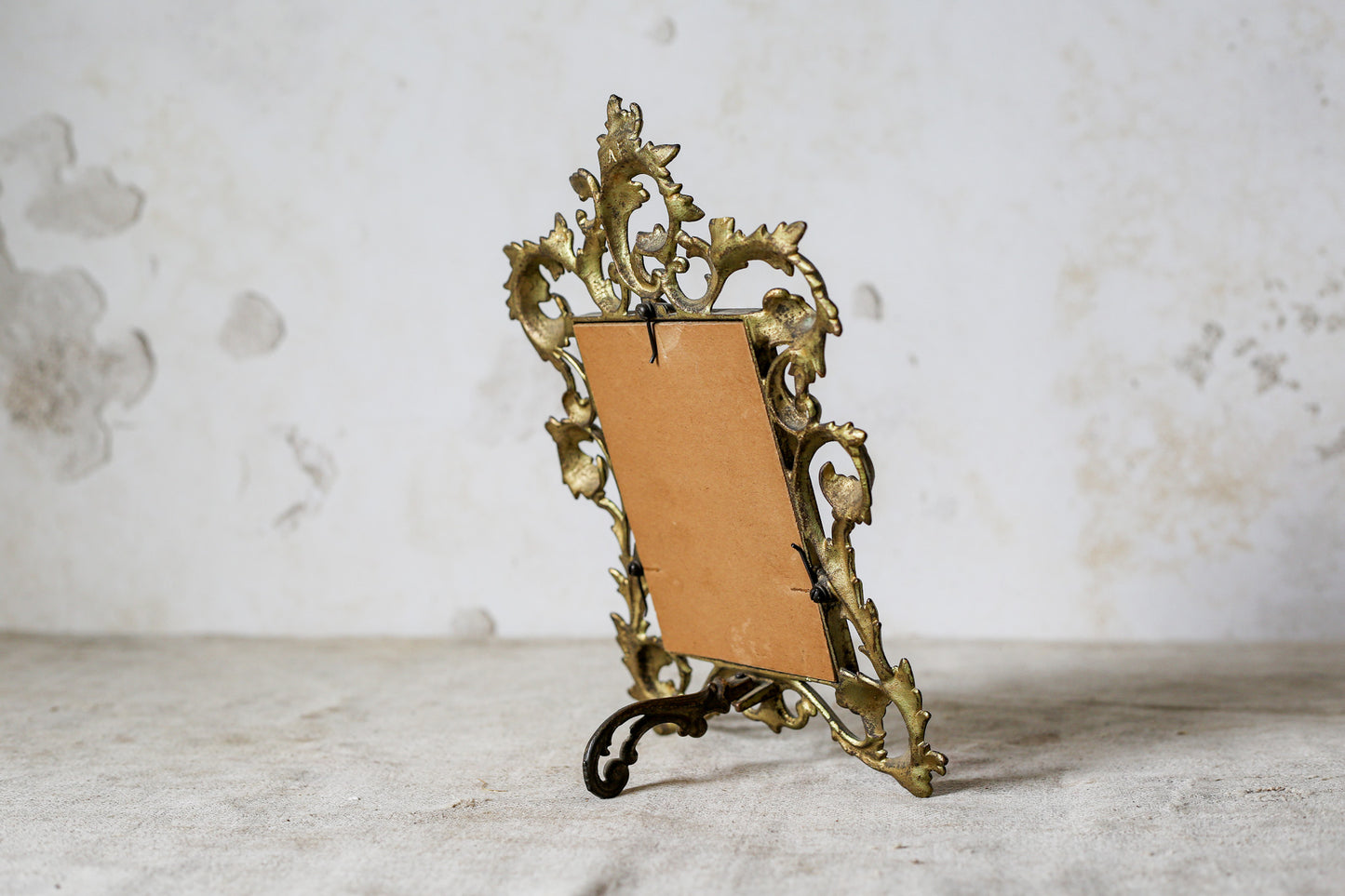 Gilt Cast Iron Ornate Picture Frame, c1890