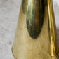 Joseph Sankey & Sons Monogrammed Set of 3 Brass Hot Water Jugs, c1900
