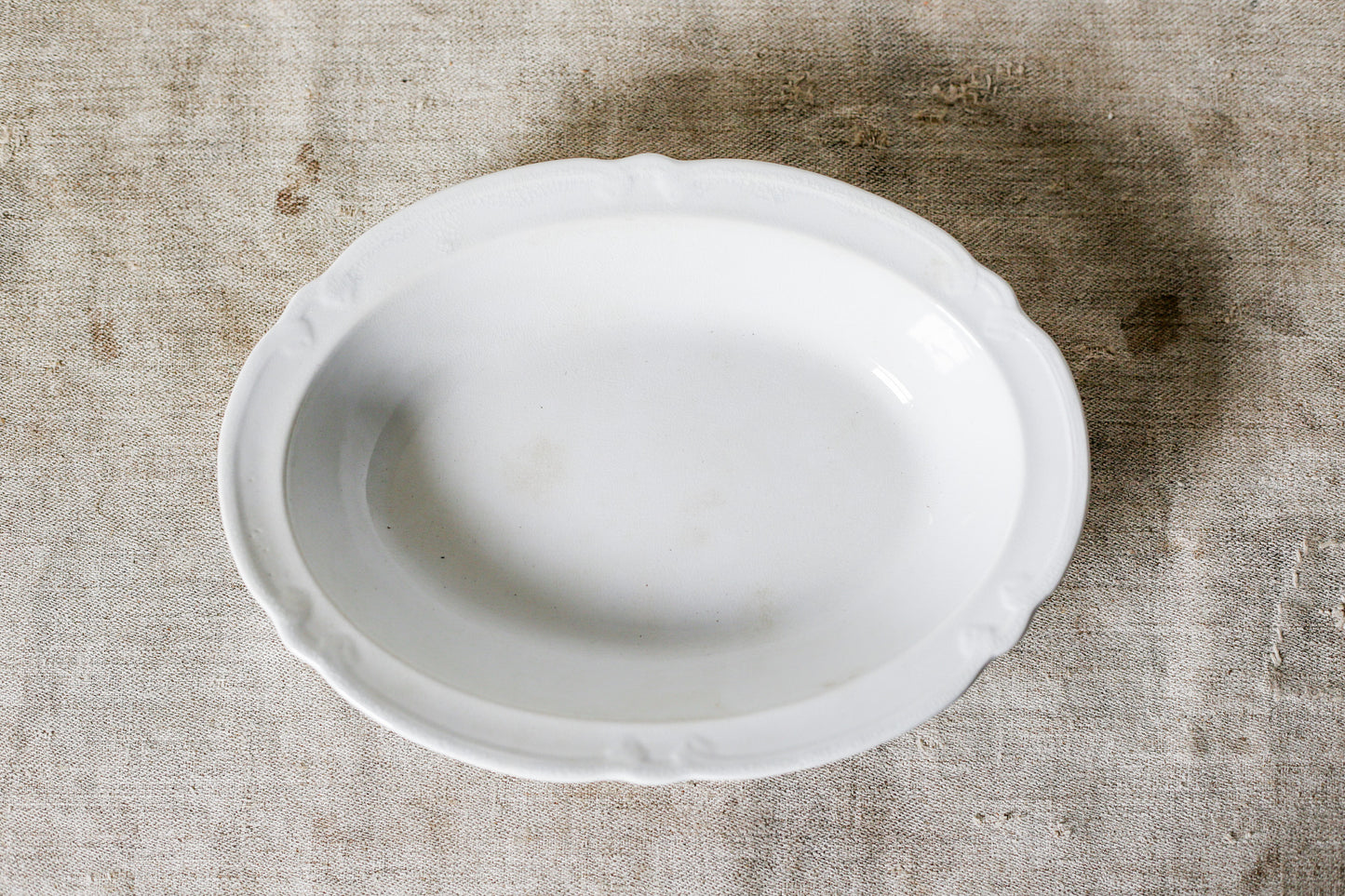 John Alcock Ironstone Oval Vegetable Dish, c1850