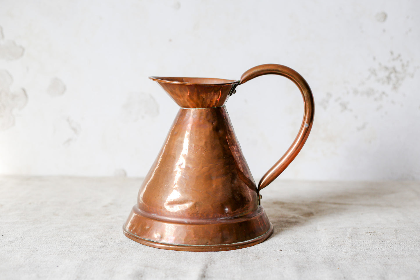 English Copper Harvest Jug, c1880