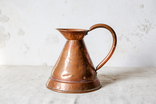 English Copper Harvest Jug, c1880