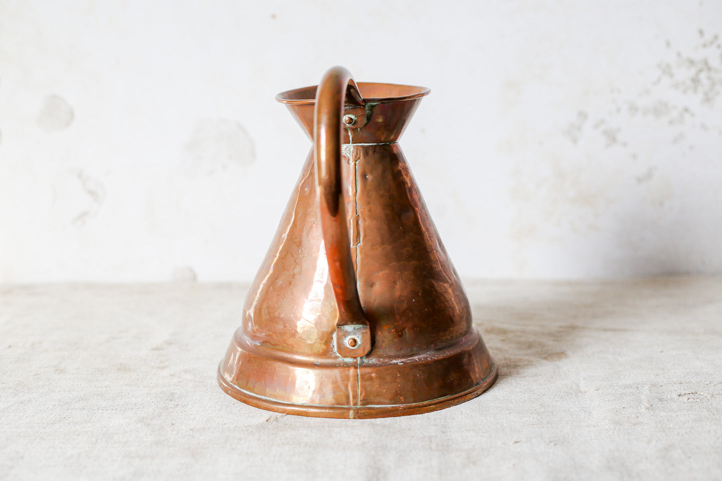 English Copper Harvest Jug, c1880