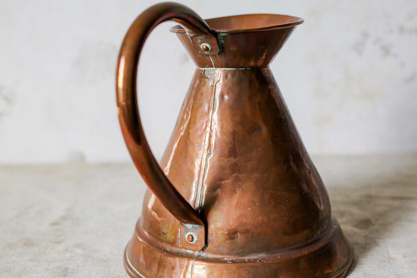 English Copper Harvest Jug, c1880