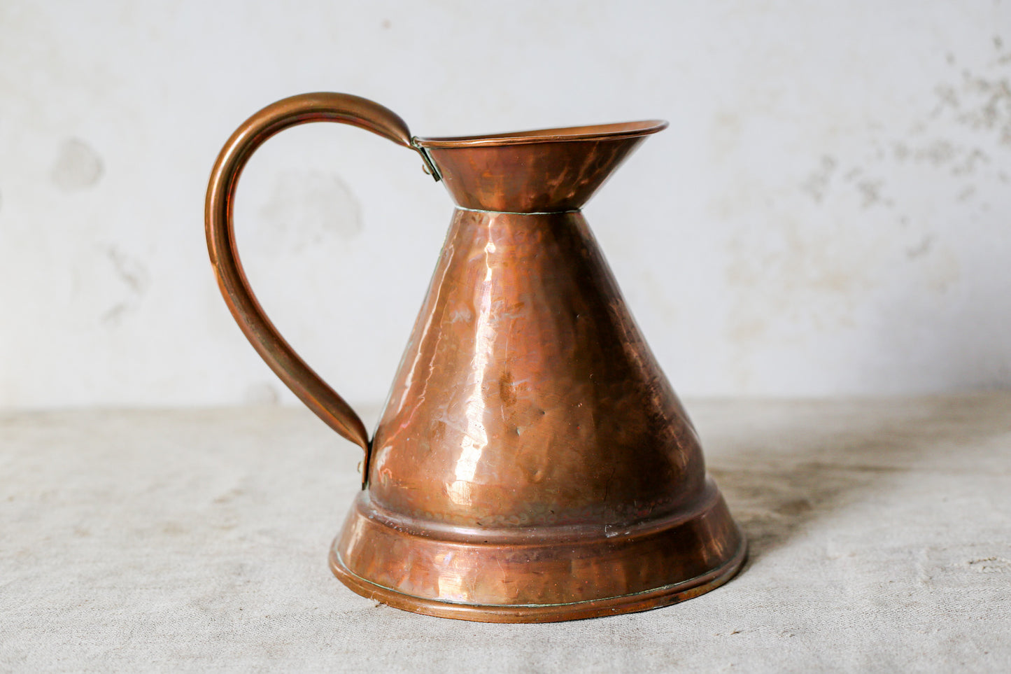 English Copper Harvest Jug, c1880