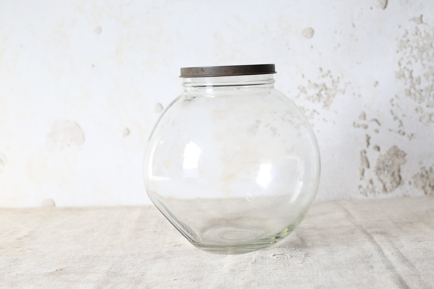 Glass Penny Candy General Store Display 12" Jar with Lid