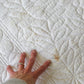 Hand Quilted All-White Whole Cloth Quilt