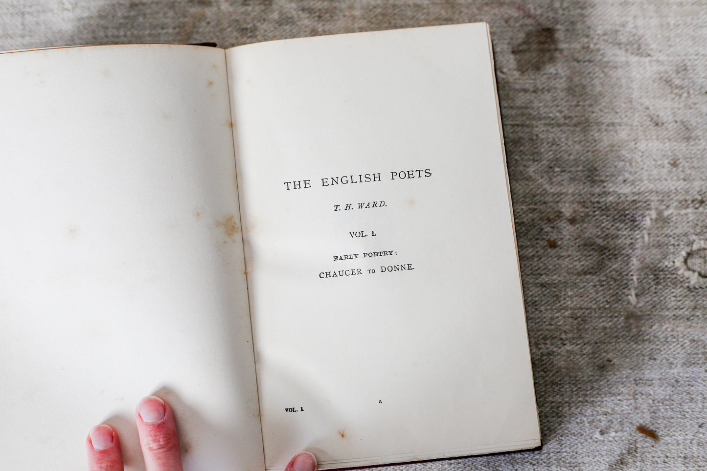 Set of English Poets Repton School Full Calf Prize Leather Binding Books, 1899