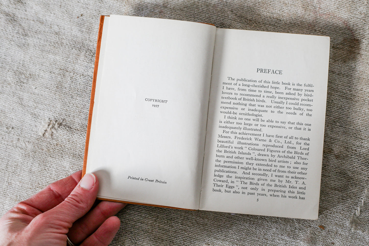 The Observer's Book of British Birds First Edition, 1937