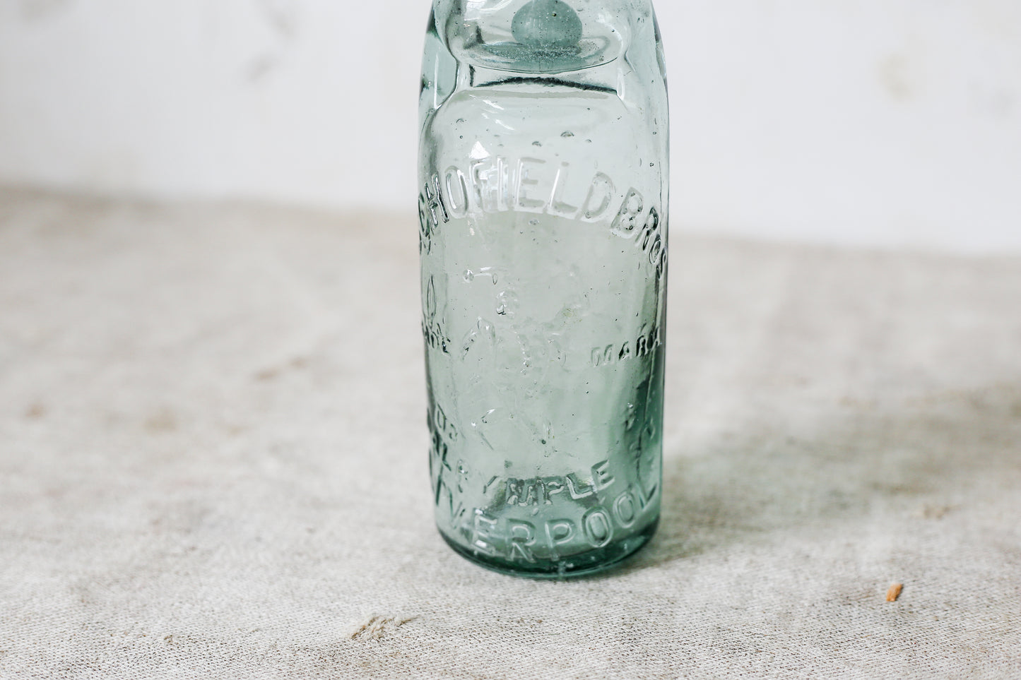 Antique English Jester Pictorial Codd Bottle - Schofield Brothers, Liverpool