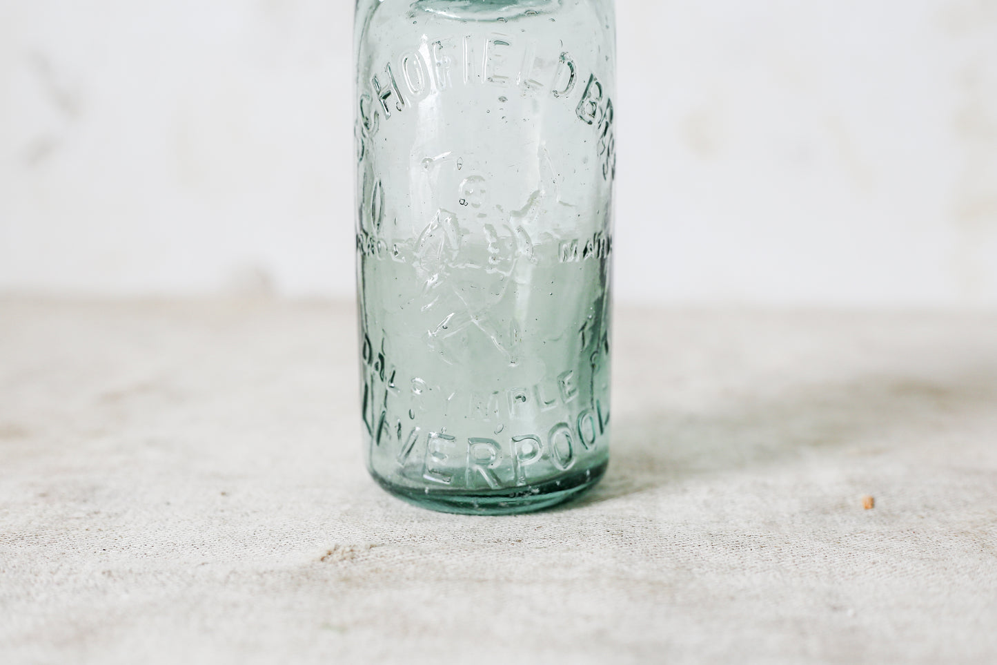 Antique English Jester Pictorial Codd Bottle - Schofield Brothers, Liverpool