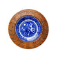 Welsh "Ymenyn" Treen Wood & Ironstone Butter Dish, c1920