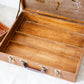 Vintage Wooden Artist's Sketch Box with 3 Palettes