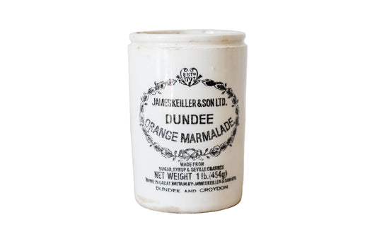 James Keiller & Sons Dundee Marmalade 1 lb. Tall Pot, c1920