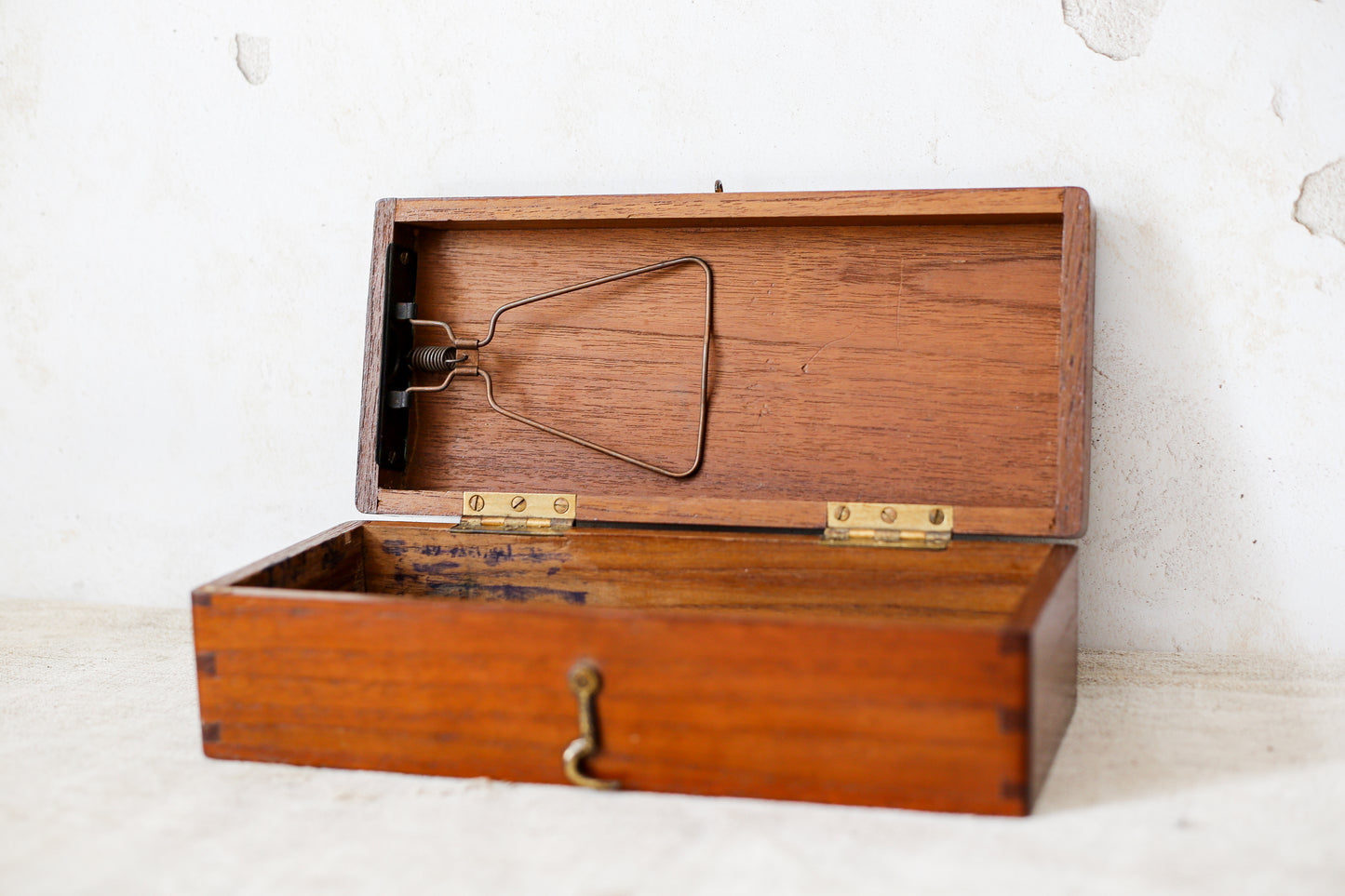 Document Box with Interior Spring-Loaded Clip, c1920