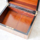 Antique Burr Walnut Tunbridge-Style Stationery Box, c. 1870