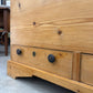Victorian pine mule chest with drawers