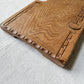 Vintage Carved Cheese Board with Fitted Knife by Bramhall Woodware