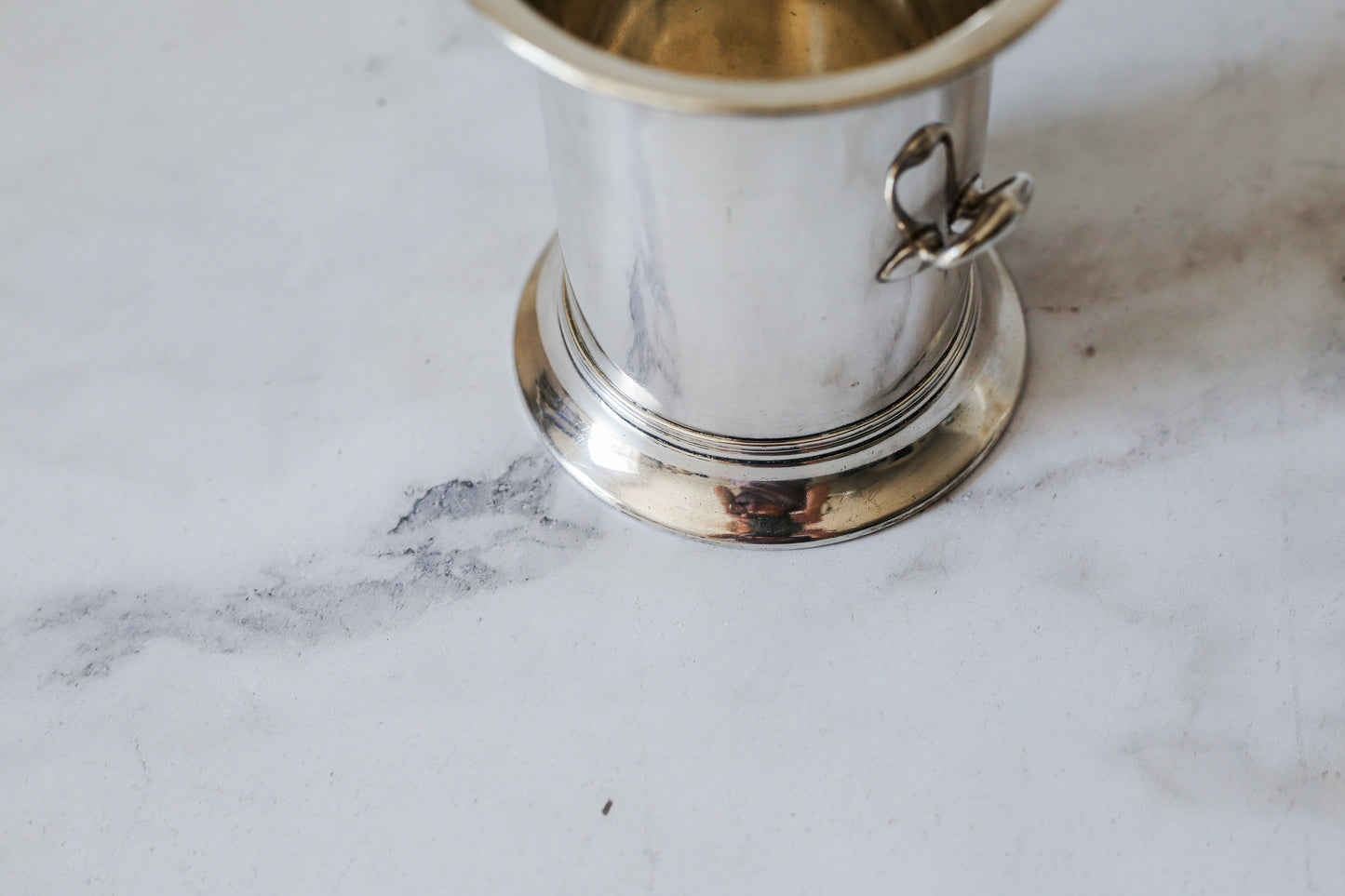Vintage William Suckling & Sons Silver-Plated Wine Sleeve with Handles