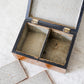 Antique Walnut Star Inlay Tea Caddy, c1860
