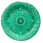 Antique Majolica Sunflower and Buds Greenware 8" Plate