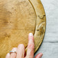 "Bread" Carved Board with Repaired Split, c1920