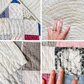 Antique Square on Point Patchwork Quilt, c1910