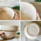 Antique Inverted Diamond 10" Stoneware Crock Bowl
