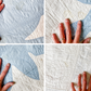 Vintage Blue and White Papercut Child’s Quilt
