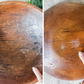 13" Primitive Wood Dough Bowl