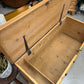 Victorian pine mule chest with drawers