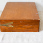 Vintage Wooden Artist's Sketch Box with 3 Palettes