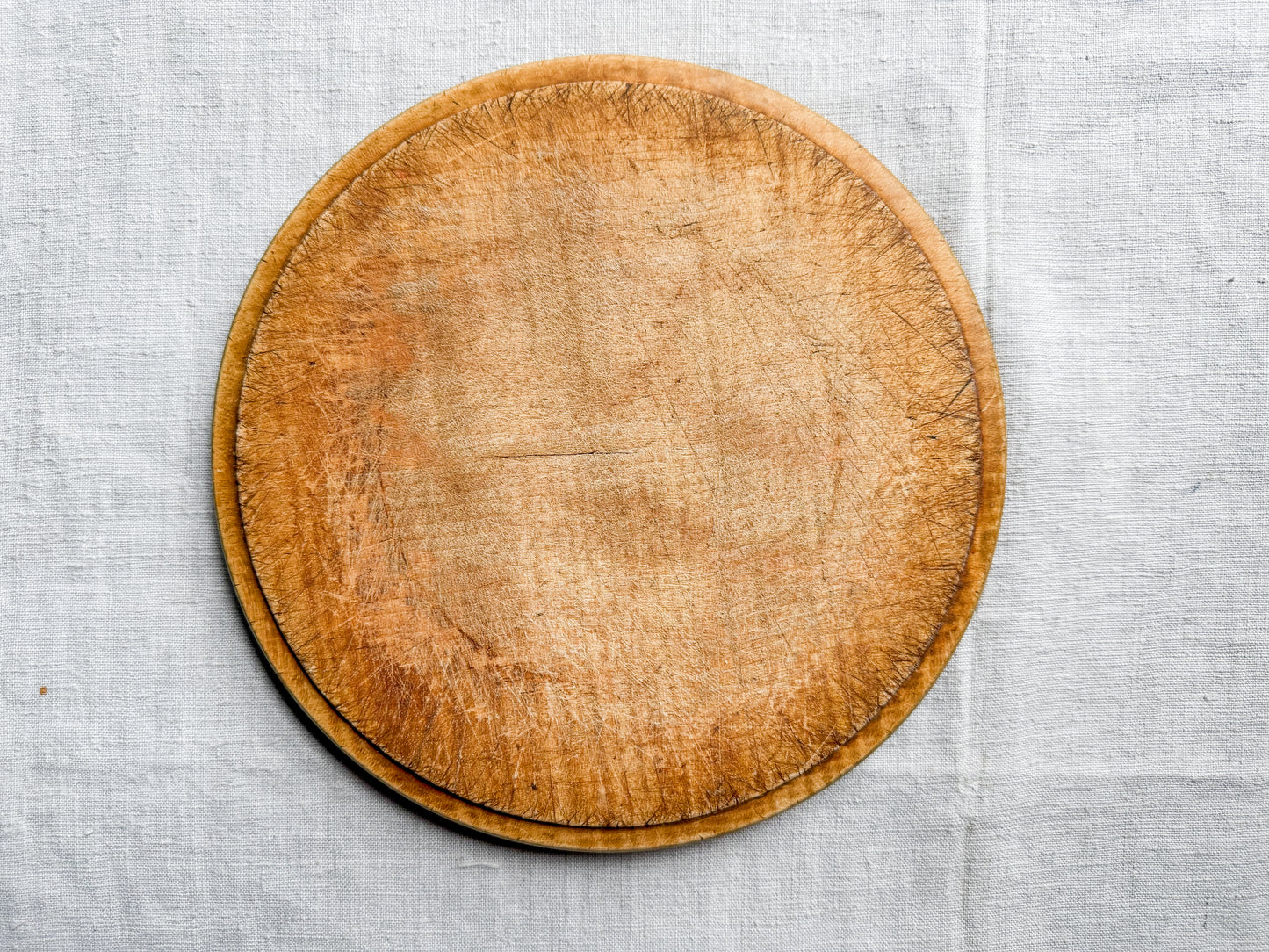 Vintage English Carved "Bread" Board