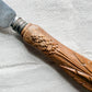 Floral Carved Bread Knife, c1920