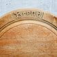 Vintage English Carved "Bread" Board with Stylized Flower