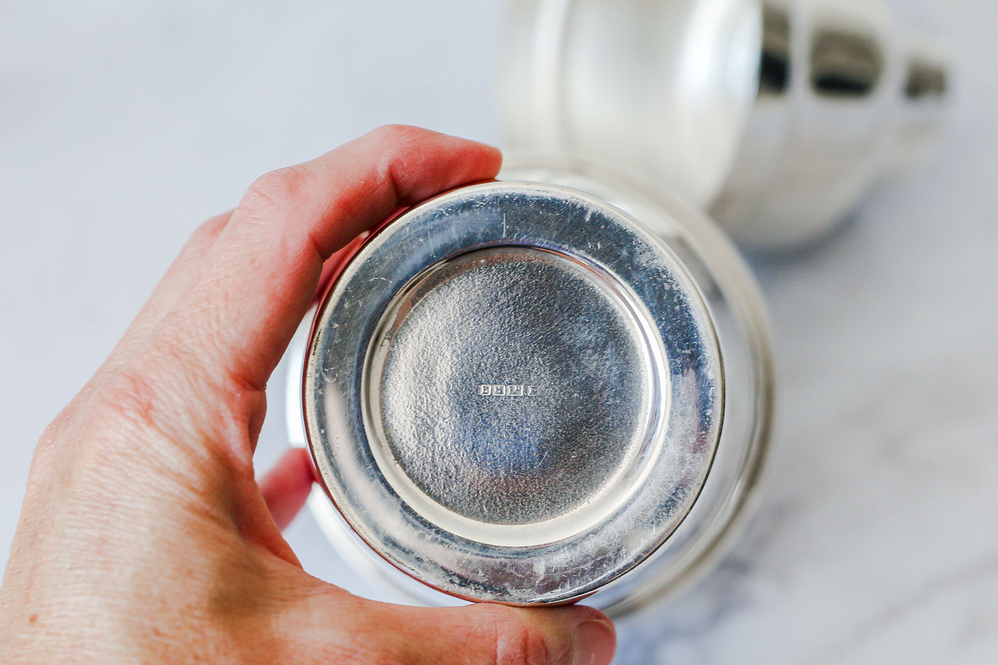 Antique English Art Deco Silver Plated 1¼ Pint Cocktail Shaker by William Suckling & Sons (BHLd)