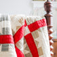 All Hands Round Vegetable Dyed Green and Turkey Red Quilt, c1880