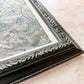 Early 20th-Century Post-Impressionist Landscape Oil Painting in Custom Black and Linen Frame