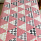 Antique Red and White Sugar Loaf Quilt