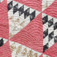 Antique Red and White Sugar Loaf Quilt