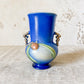 Vintage Roseville Pottery Blue Pinecone 6” Vase 839-6