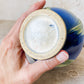 Vintage Roseville Pottery Blue Pinecone 6” Vase 839-6