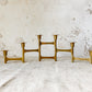 Vintage Midcentury Brass Folding Articulated Candlestick Centerpiece