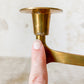 Vintage Midcentury Brass Folding Articulated Candlestick Centerpiece